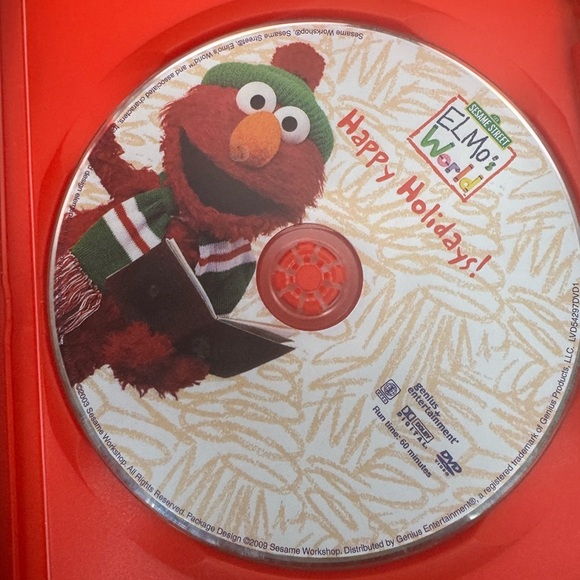 Sesame Street DVDs Follow That Bird Elmo’s Countdown To Christmas &Happy Holiday - Picture 2 of 11